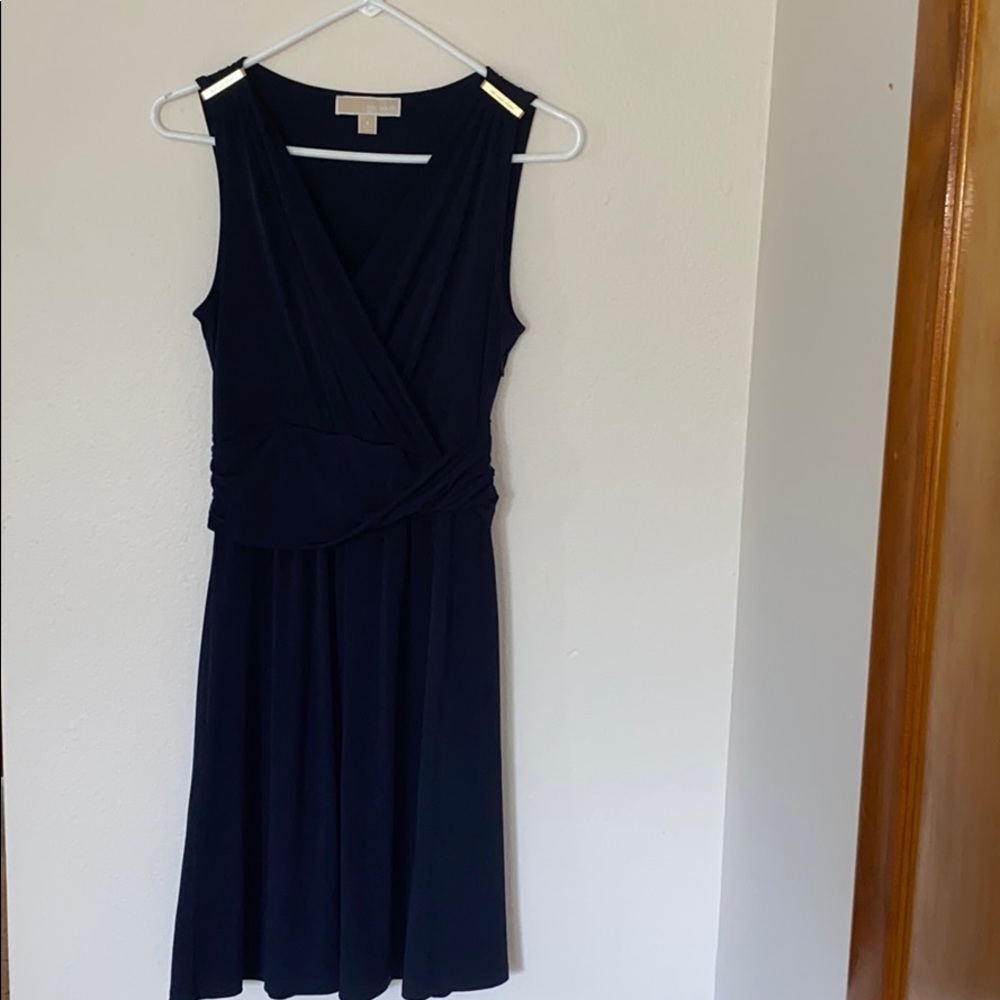 Michael Kors Navy A-line dress, S